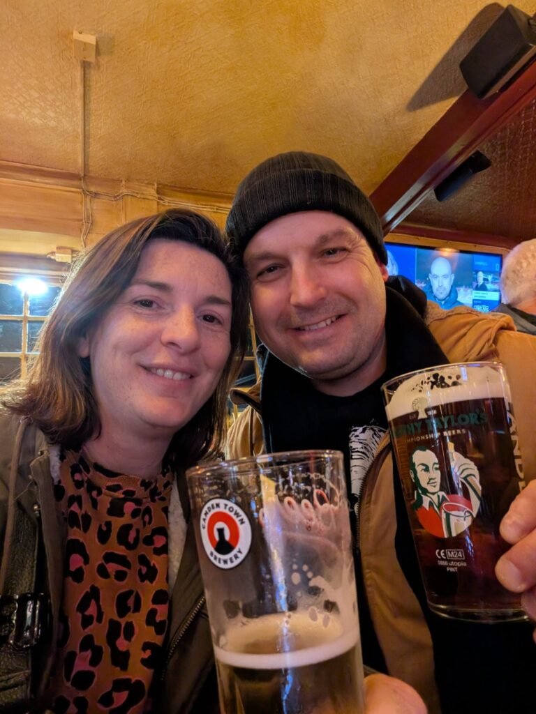 pinte dans un pub londonien